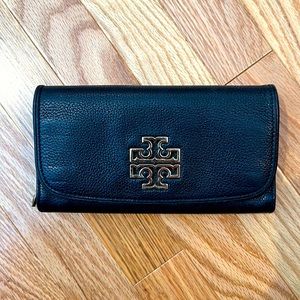 Tory Burch Britton Continental Wallet - black - NOT from outlet store